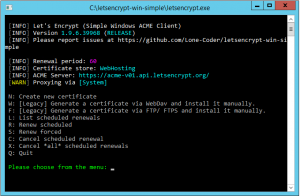 letsencrypt